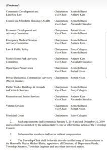 Township documents confirm mob style political hit by calogero against bressi