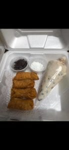 Eat the dinner, "make" the cannoli at fratello's during social distancing