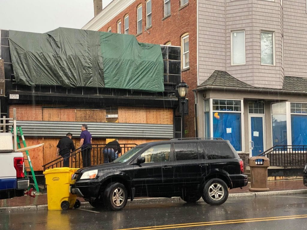 Downtown Lakewood Business Owners Board Up Storefronts Ahead of BLM Protest