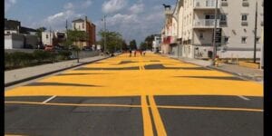 Huge Black Lives Matter Mural Now on MLK Boulevard in Atlantic City