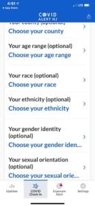Beta-Testing Governor Phil Murphy's COVID-19 Tracking App Where Gender Classification is Really Important