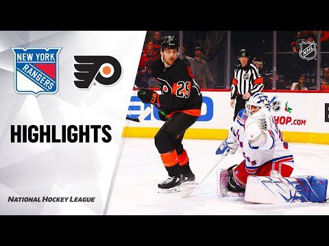 NHL Highlights | Rangers @ Flyers 12/23/19