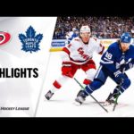 NHL Highlights | Hurricanes @ Maple Leafs
