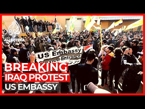 World News: US embassy protesters in Iraq ‘told to withdraw’