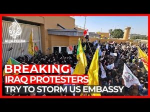 World News: Hundreds of Iraqi mourners try to storm US Embassy in Baghdad