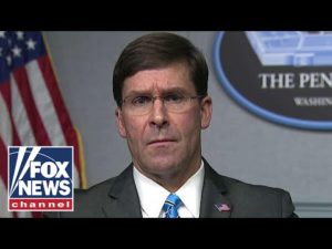 Fox news report: esper: iran will face ‘severe response’ if u. S. Is challenged
