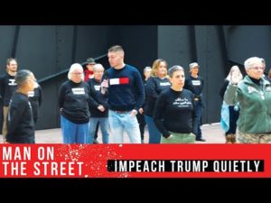 One of the most awkward protests ever…