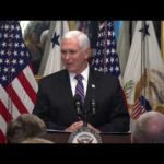 Vice President Pence Participates in a Swearing-In Ceremony