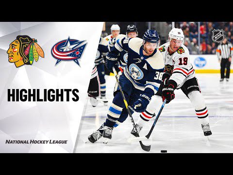 NHL Highlights | Blackhawks @ Blue Jackets 12/29/19