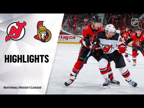 NHL Highlights | Devils @ Senators 12/29/19