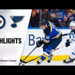 NHL Highlights | Jets @ Blues 12/29/19