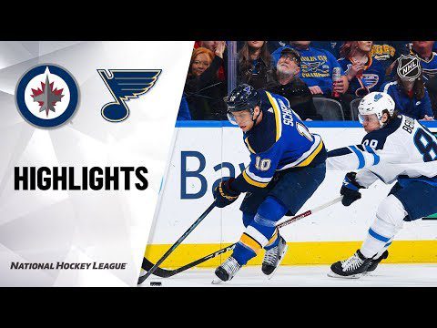 NHL Highlights | Jets @ Blues 12/29/19