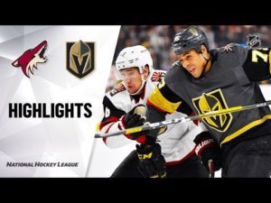 NHL Highlights | Coyotes @ Golden Knights 12/28/19