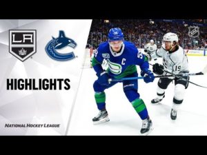 NHL Highlights | Kings @ Canucks 12/28/19