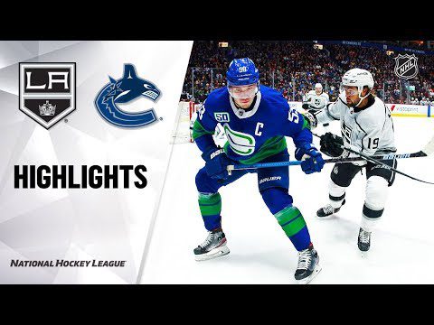 NHL Highlights | Kings @ Canucks 12/28/19