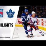 NHL Highlights | Rangers @ Maple Leafs 12/28/19