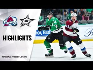 NHL Highlights | Avalanche @ Stars 12/28/19