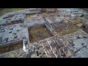 AP: Drone video of South Carolina tornado damage