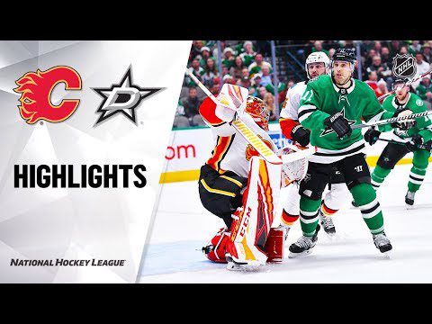 NHL Highlights | Flames @ Stars 12/22/19