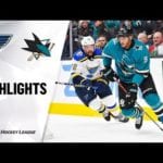 NHL Highlights | Blues @ Sharks 12/21/19