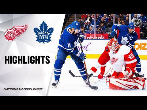 NHL Highlights | Red Wings @ Maple Leafs 12/21/19