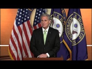 Ap: mccarthy: pelosi embarrassed over impeachment