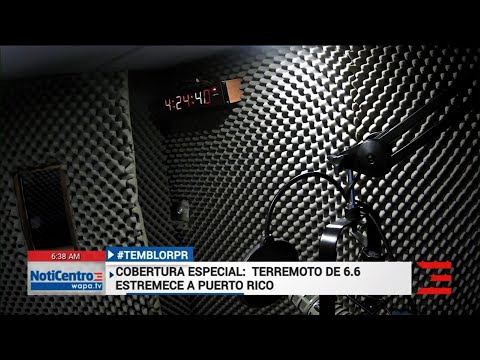 AP: Puerto Rico earthquake caught on camera