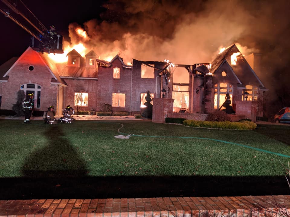 Fire Destroys Home in Millstone Overnight