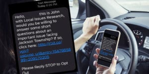Social issue robotext sent to thousands of jackson township residents remains unknown