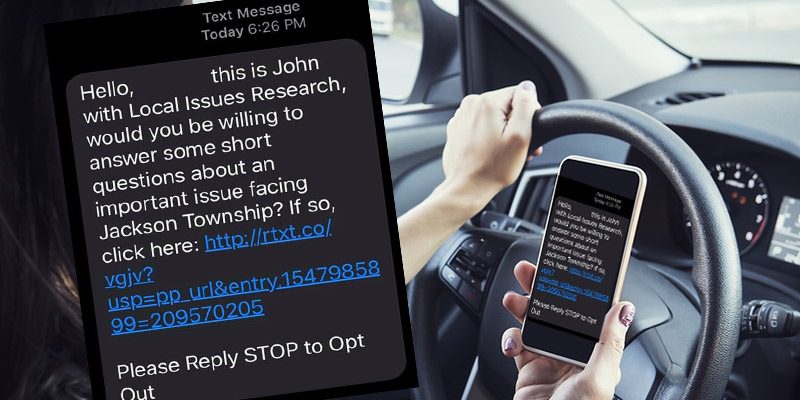 Social Issue Robotext Sent to Thousands of Jackson Township Residents Remains Unknown