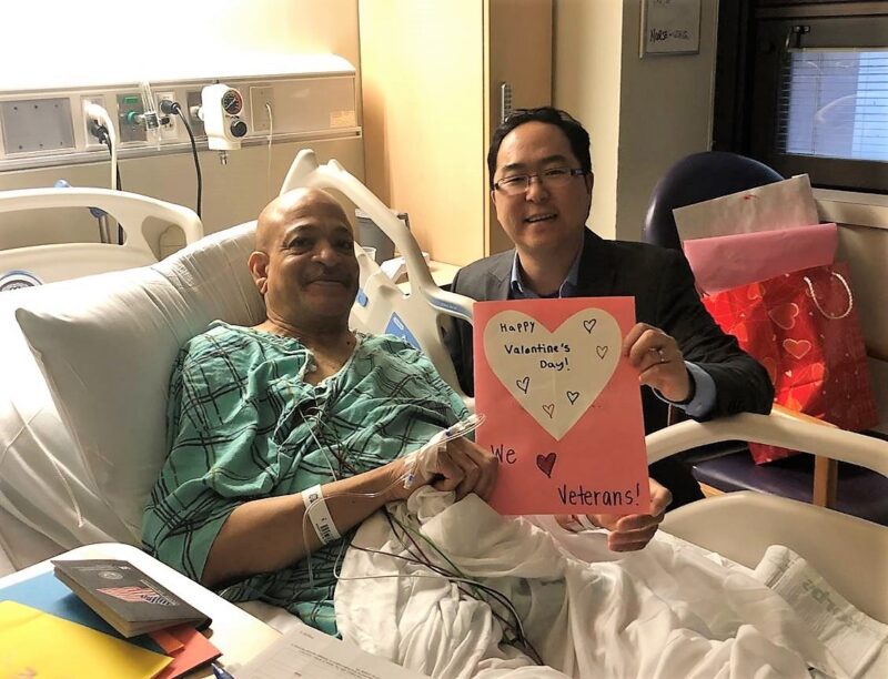 Congressman Kim Joins Students to Deliver Valentines Day Cards to Veterans