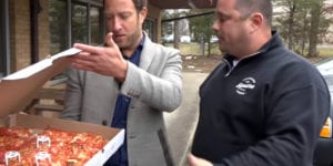Barstool's one bite pizza visits the jersey shore
