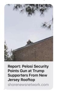 Pelosi security points gun at citizens more then once