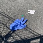 Attention Shoppers: Nobody Wants to Pick Up Your Coronavirus Diseased Infected Gloves in the Supermarket Parking Lot