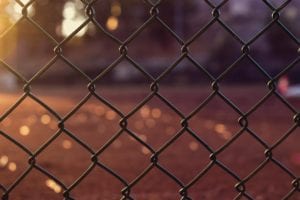Playgrounds, swing sets in brick to be fenced off