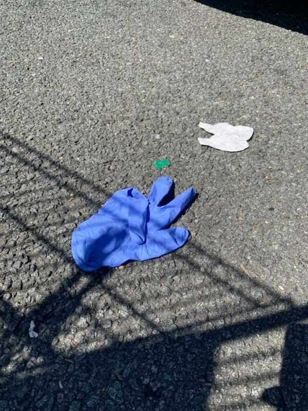 Americans All Vow to Stop Leaving Latex Gloves in Store Parking Lots