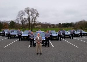 At height of coronavirus outbreak toms river mayor poses police for a photo op