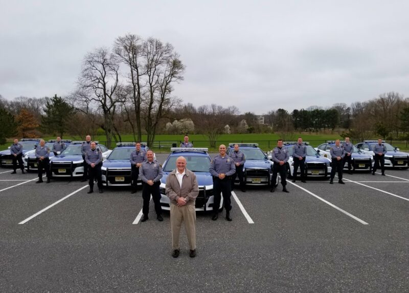 At Height Of Coronavirus Outbreak Toms River Mayor Poses Police for a Photo Op