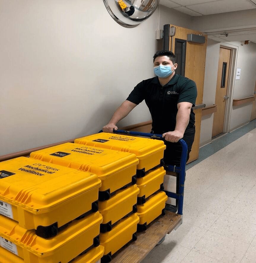 Respirators from Trump Administration Arrive at New Jersey Hospital