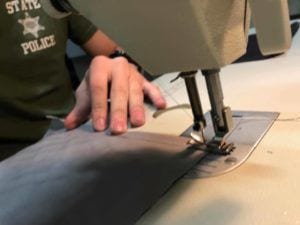 U. S. Marines in okinawa on critical mission: sewing face masks