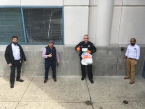 Dunkin' do'nates to new jersey police department