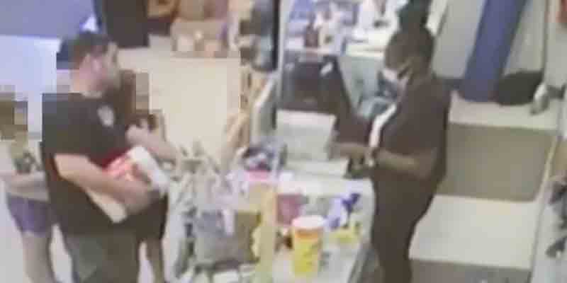 Coronaraged Dad Punches Barrier, Injures Cashier in Front of Kids, Now Police Need Your Help Finding Him