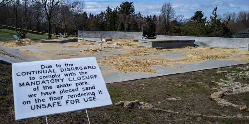 Towns Are Now Filling in their Skate Parks to Keep Kids out