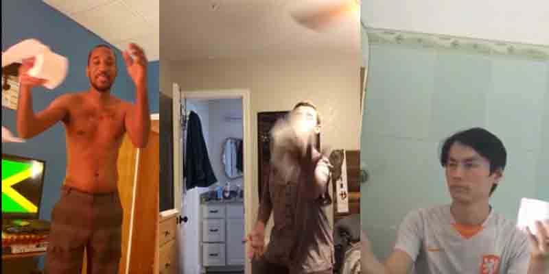 He asked people around the world to pass toilet paper...and they did