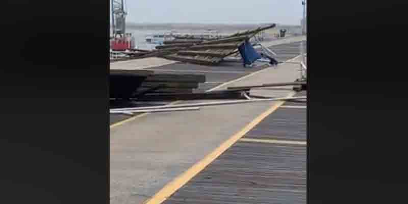 Wildwood Board, Cape May Suffer Damage During Today's Storm