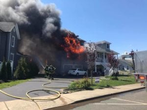 Two monmouth beach homes destroyed in fire