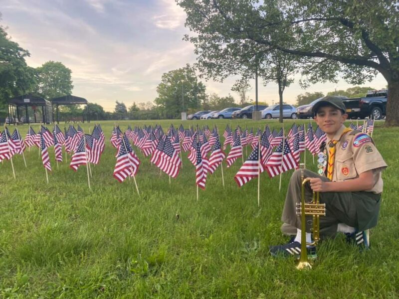 New Jersey Boy Scout Plays Taps Each Night at Veterans Home Where Over 100 Have Died