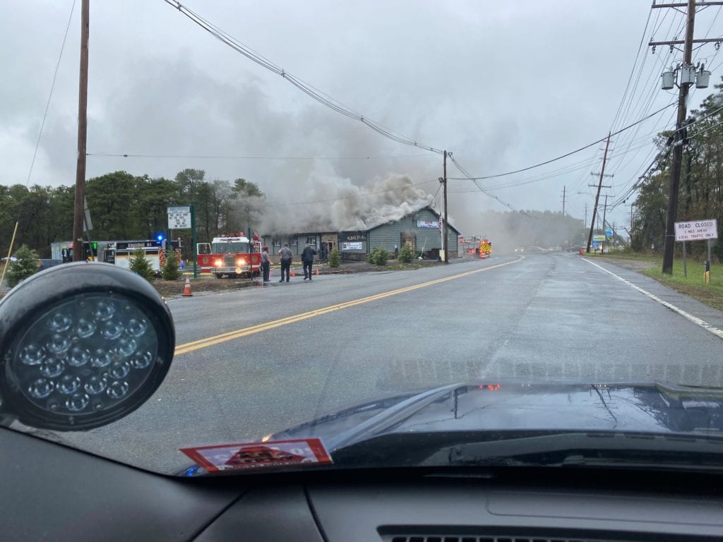 Alba's pub in lakehurst severely damaged in morning fire