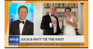 Jersey city events company launches virtual options, carries out televised wedding