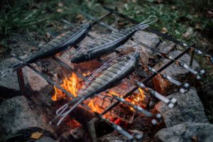 Here's three great campfire fish recipes to try while you're social distancing away from people